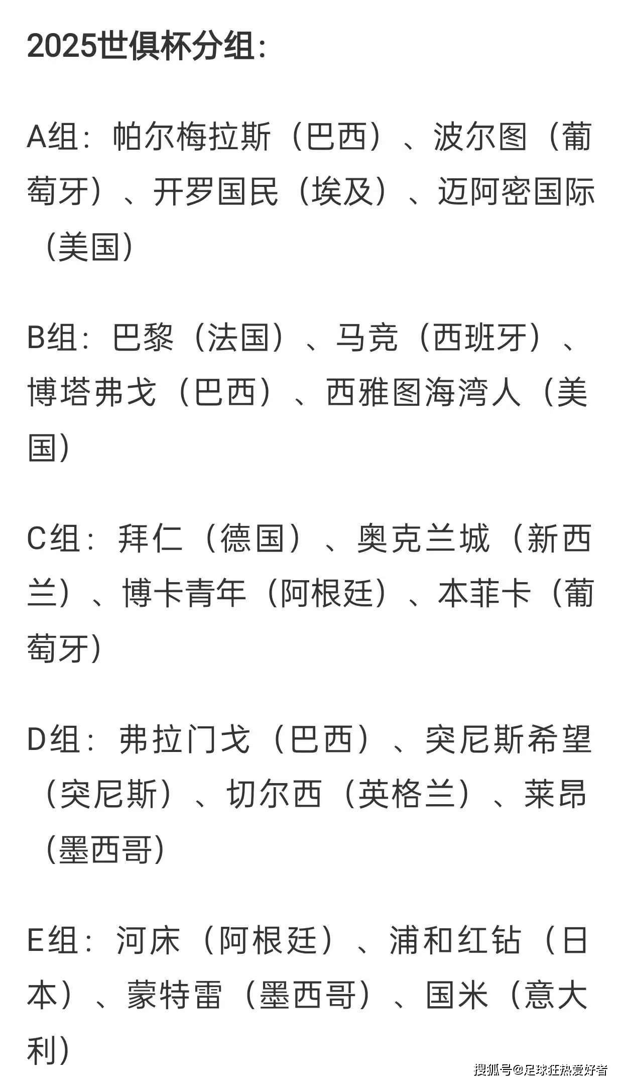 世俱杯欧洲冠军球队阵容分析